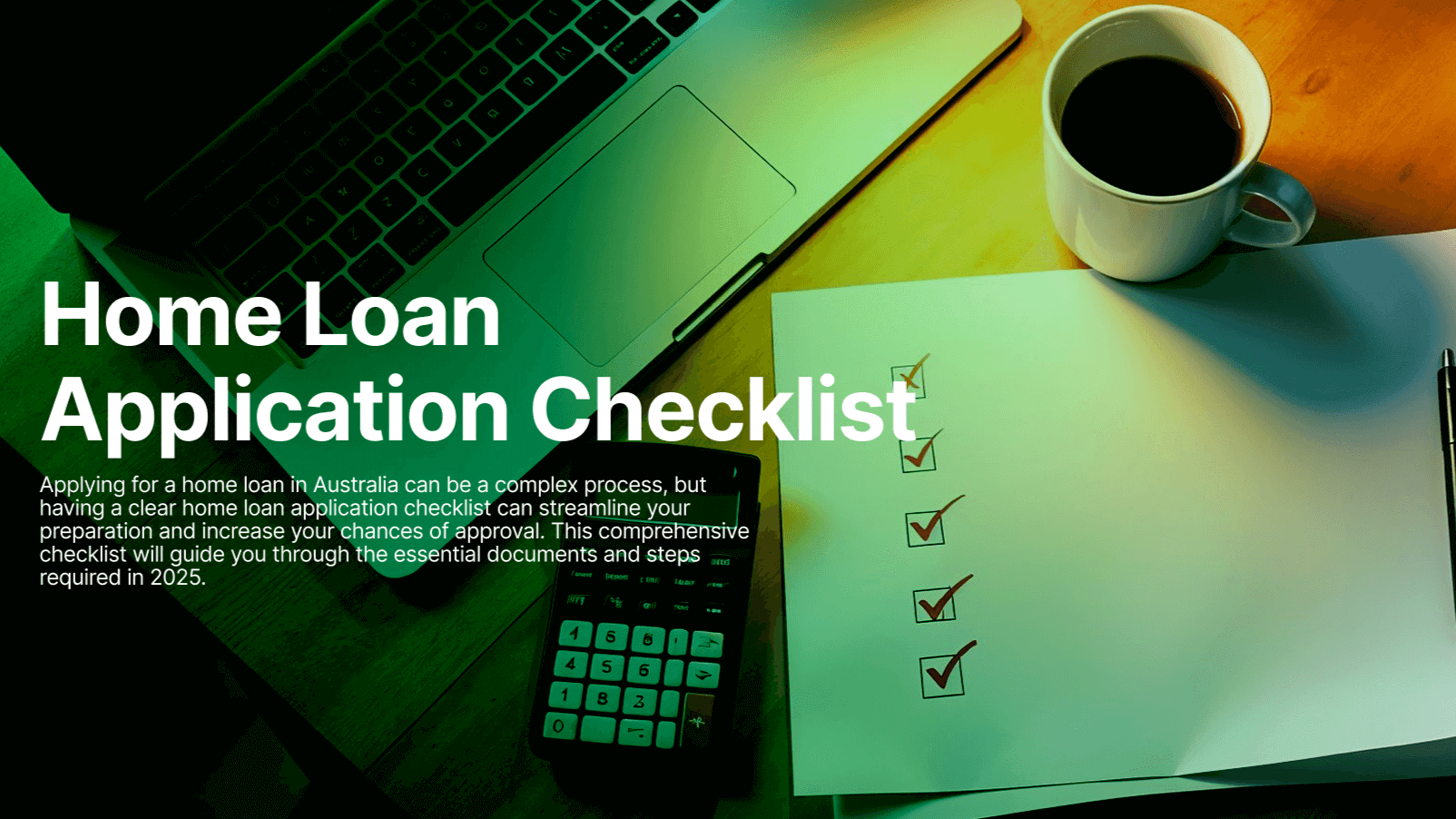 Application Checklist